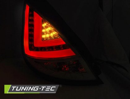 Zadní světla LED BAR Ford Fiesta MK7 08-12 chromová