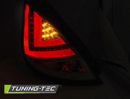 Zadní světla LED BAR Ford Fiesta MK7 08-12 chromová