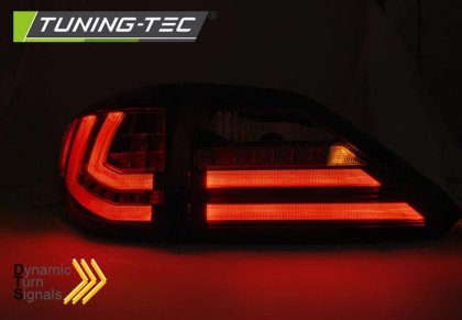 Zadní světla LED BAR Lexus RX III 350 09-12 červená/kouřová LED SQL