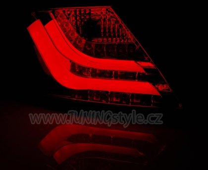 Zadní světla LED bar Opel Astra H GTC 04-09 3dv. červená