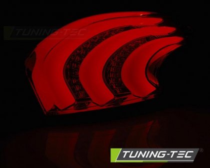 Zadní světla LED BAR Peugeot 208 12-15 červená/bílá