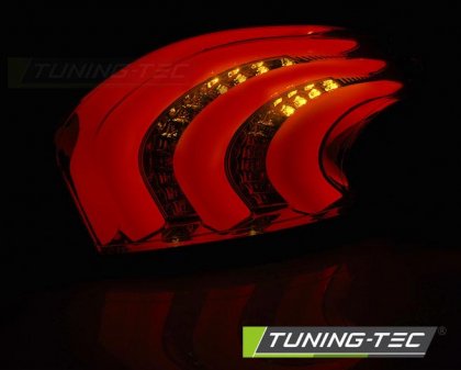 Zadní světla LED BAR Peugeot 208 12-15 červená/kouřová
