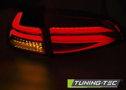 Zadní světla LED bar VW Golf 7 červená