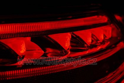 Zadní světla LED Bar, blinkr Mercedes-Benz E W212 sedan 09-13 červená