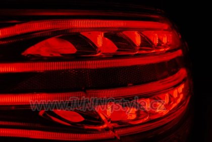 Zadní světla LED Bar, blinkr Mercedes-Benz E W212 sedan 09-13 červená/kouřová