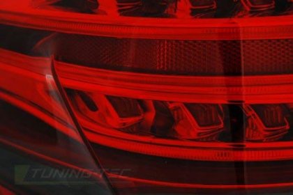 Zadní světla LED Bar, Mercedes-Benz E W212 sedan 09-13 červená/kouřová