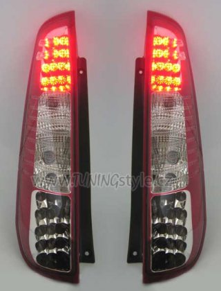 Zadní světla LED Ford Fiesta MK6 3dv. červená