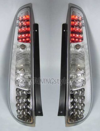 Zadní světla LED Ford Fiesta MK6 3dv. chrom