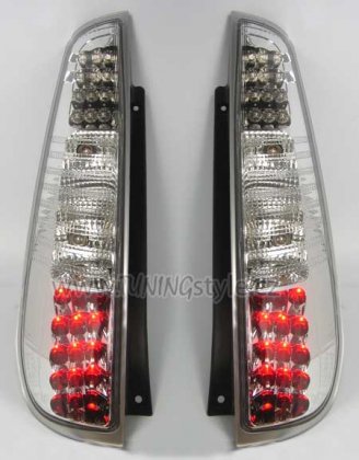 Zadní světla LED Ford Fiesta MK6 3dv. chrom
