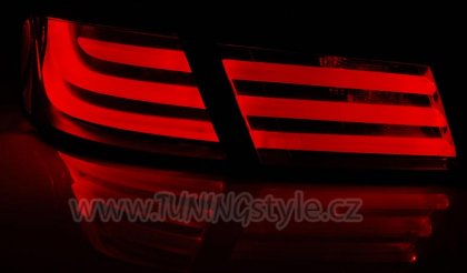 Zadní světla LED LightBar BMW 5 F10 sedan 10-13 bílá