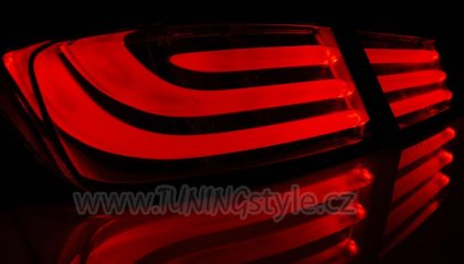 Zadní světla LED LightBar BMW 5 F10 sedan 10-13 kouřová