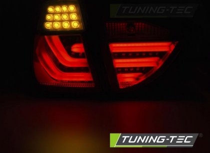 Zadní světla LED LightBar BMW E91 touring 09-11 červená/kouřová