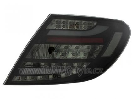 Zadní světla LED Lightbar Mercedes-Benz W204 kombi 07-11 černá/kouřová