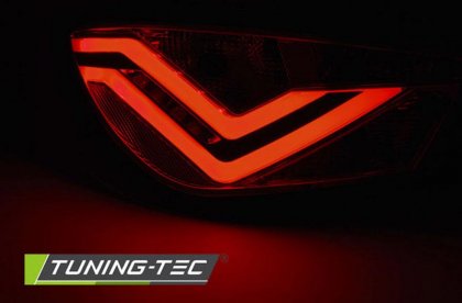 Zadní světla LED SEAT Ibiza 6J 3dv. 08-12 červená/kouřová