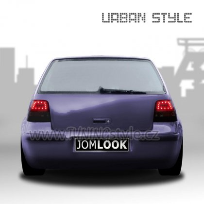 Zadní světla LED UrbanStyle VW Golf IV / 4 97-03 černá/kouřová