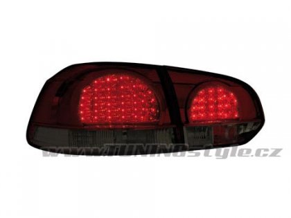Zadní světla LED VW Golf VI 6 - červená/kouřová
