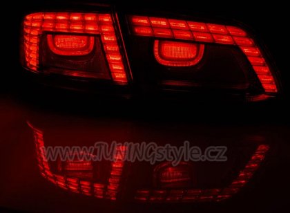 Zadní světla LED VW Passat B7 sedan 10-14 červená/kouřová
