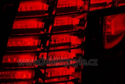 Zadní světla LED VW Passat B7 sedan 10-14 červená/kouřová
