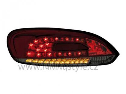 Zadní světla LED VW Scirocco III 08-10 červená/kouřová