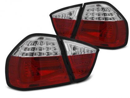 Zadní světla LED-BAR BMW E90 05-08 červená/bílá