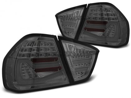 Zadní světla LED-BAR BMW E90 05-08 chrom/kouřová