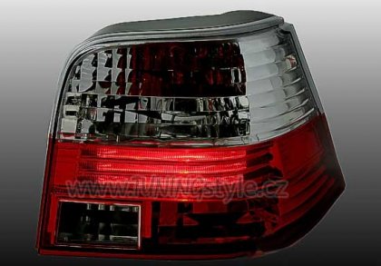 Zadní světla VW GOLF 4 červená / chrom