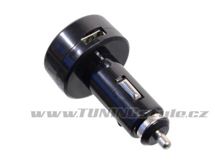 Zástrčka MULTI - USB, voltmetr, teploměr