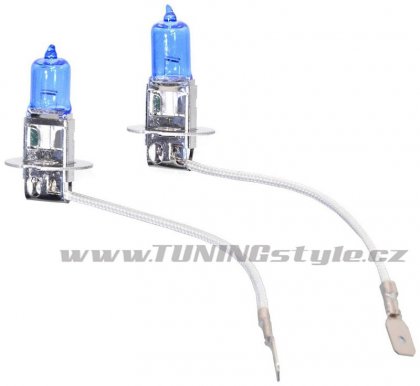 Žárovka 12V  H3  55W Pk22s WHITE LASER  2ks