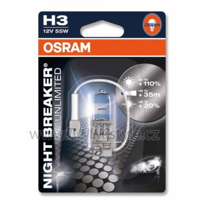 Žárovka Osram Night Breaker Unlimited 64151NBU H3 12V 55W