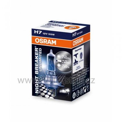 Žárovka Osram Night Breaker Unlimited 64210NBU H7 12V 55W DUO