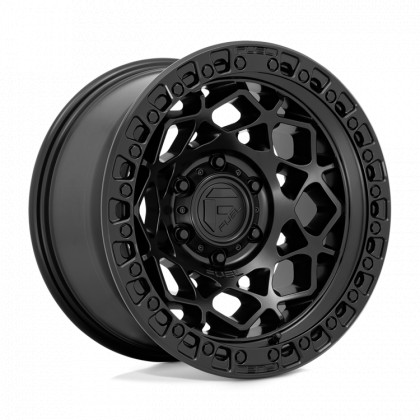 Alloy wheel D786 Unit Matte Black W/ Matte Black Ring Fuel
