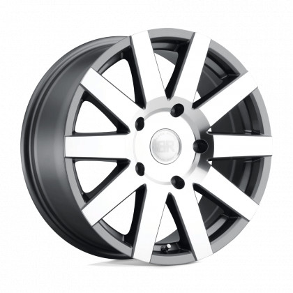 Alloy wheel Gloss Gunmetal W/ Mirror-cut Face Journey Black Rhino