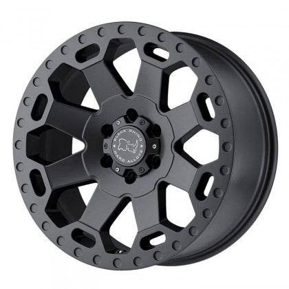 Alloy wheel Matte Gunmetal Warlord Black Rhino