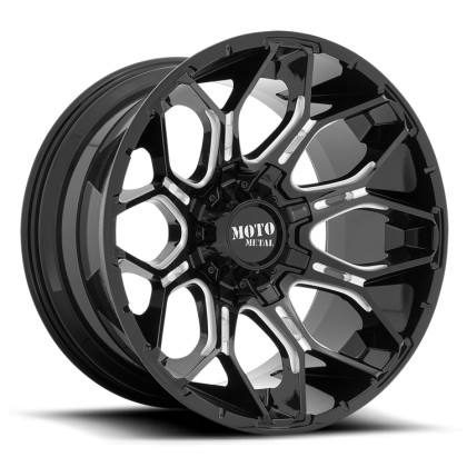 Alloy wheel MO808 Sniper Gloss Black Milled Moto Metal