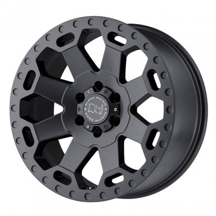 Alloy wheel Warlord Matte Gunmetal Black Rhino