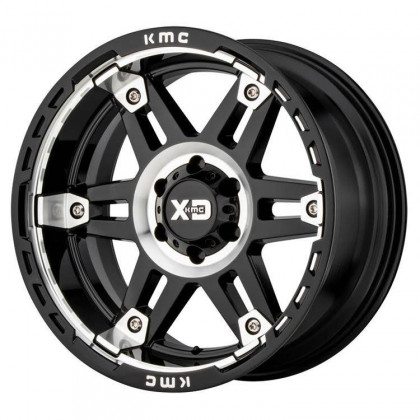 Alloy wheel XD840 Spy II Gloss Black Machined XD Series