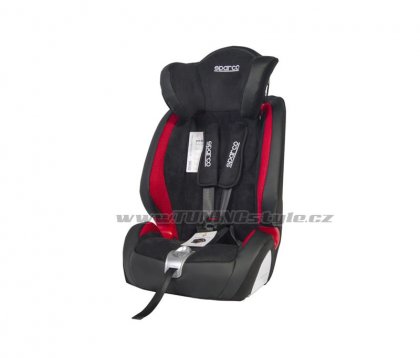 Autosedačka dětská SPARCO F1000K ( 9-36kg ) černá/červená