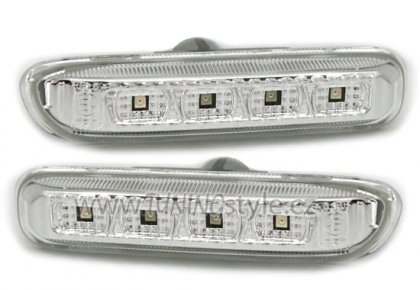 Blinkry boční LED BMW E46 98-01 Chrom