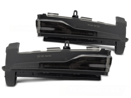 Blinkry boční LED do zrcátek, dynamické Volvo XC60 FACELIFT 2014 - 2017 kouřové