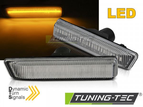 Blinkry boční LED dynamické BMW X5 E53 bílé