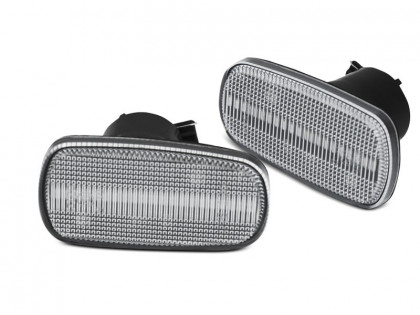 Blinkry boční LED, dynamické TOYOTA LAND CRUISER 120 03-09 bílé