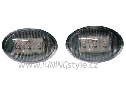 Blinkry boční LED Opel Astra F 94-98/Corsa B/C chrom