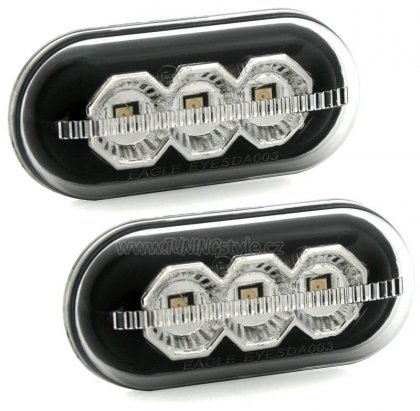Blinkry boční LED Opel Vivaro 01- černé