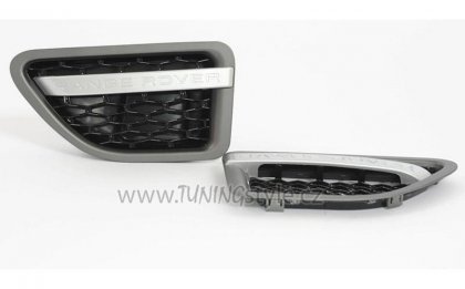 Boční mřížky Land Rover Range Rover Sport (06-09) Autobiography black/silver