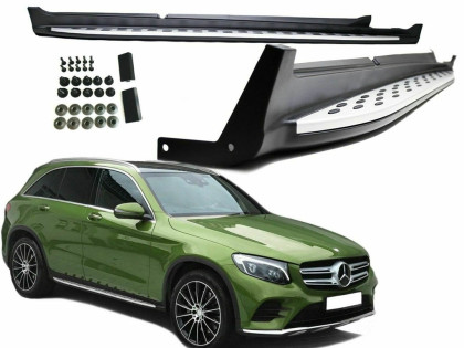 Boční nášlapy - Mercedes-Benz GLC X253/C253 2015- hliníkové