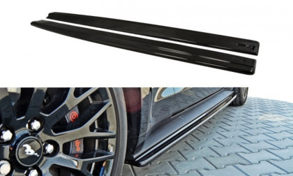 Boční prahy FORD MUSTANG MK6 GT 2014- černý lesklý plast