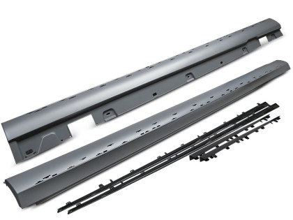 Boční prahy/kryty prahů pro Mercedes-Benz W213 2016-2023 černý lesk