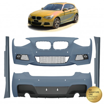 Body KIT pro BMW 1 (F21) Hatchback 2011-2015 M-Paket Style, dvě koncovky