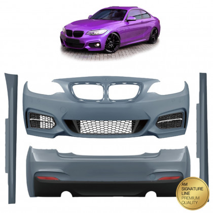Body KIT pro BMW 2 (F22) Coupe (F23) Cabrio 2012-2020 M-Paket Style,dvě koncovky, bez mlhovek
