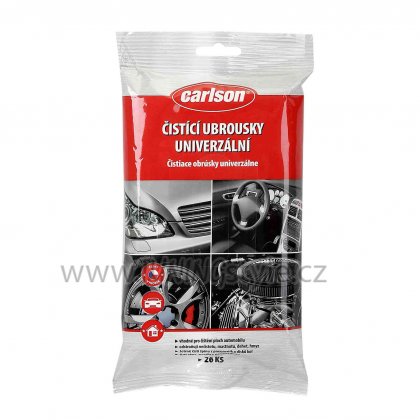 Carlson univerzální čistící ubrousky na auto